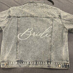 Heirloom Bridal "Bride" Jean Jacket